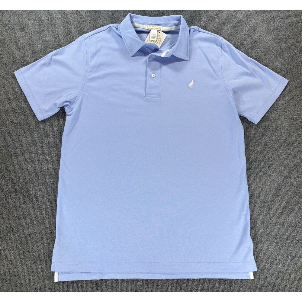 The Beaufort Bonnet Company Croquet Party Polo Shirt Men's Sz. L